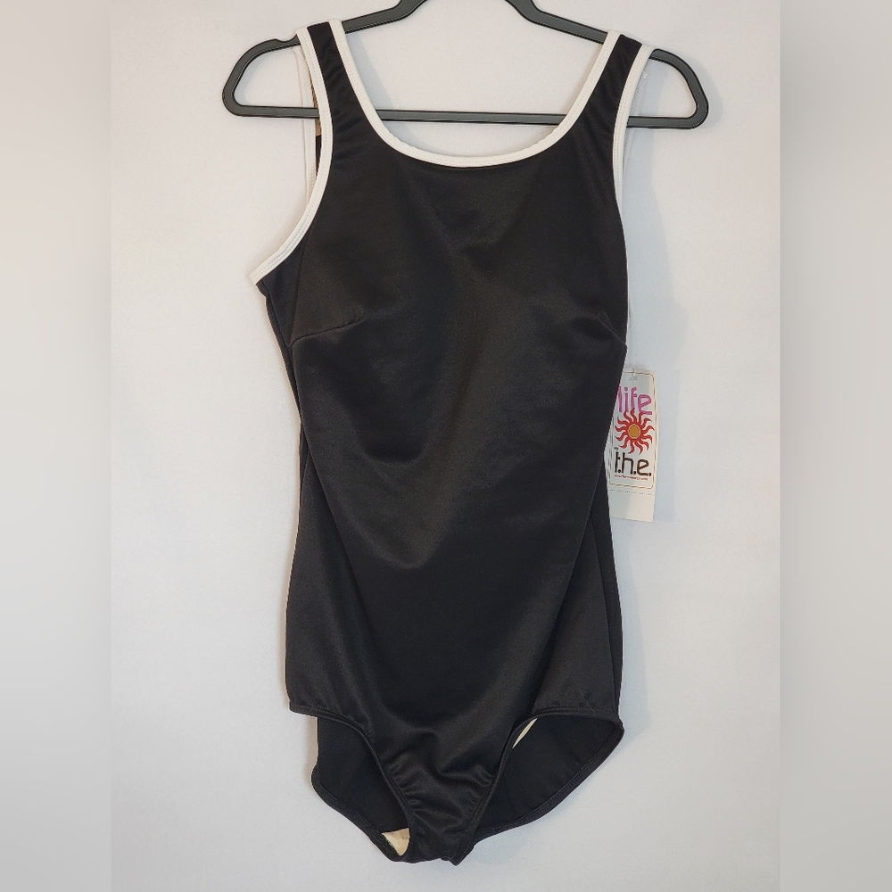 Life By T.H.E Active Tank Mastectomy 1 Piece Swimsuit Size 14